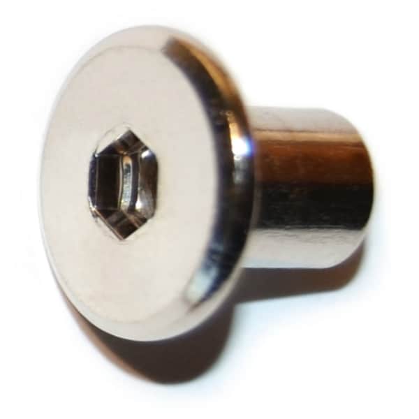 20 (Coarse), 1/2" Brl Lg, Steel Nickel, 30 PK